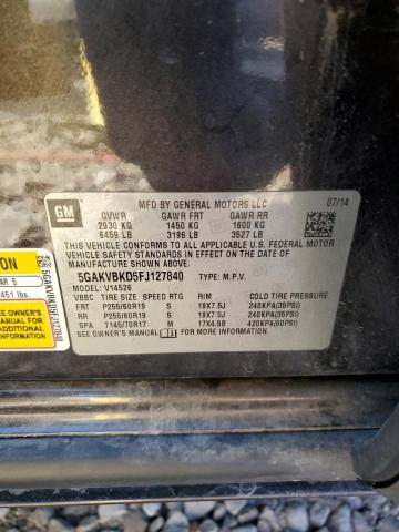 5GAKVBKD5FJ127840 Buick Enclave