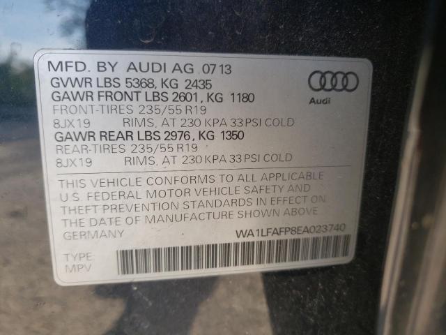 VIN WA1LFAFP8EA023740 2014 Audi Q5, Premium Plus no.13