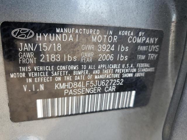 2018 HYUNDAI ELANTRA SE - KMHD84LF5JU627252