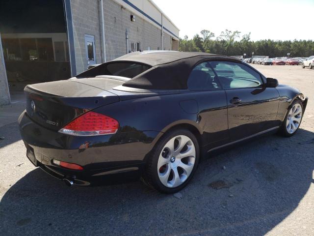 VIN: WBAEK13486CN79988 Auction: COPART Lot: 66094403 Location: VA - RICHMOND WBAEK13486CN79988 BMW 6 SERIES 2006 BLACK Photo 3