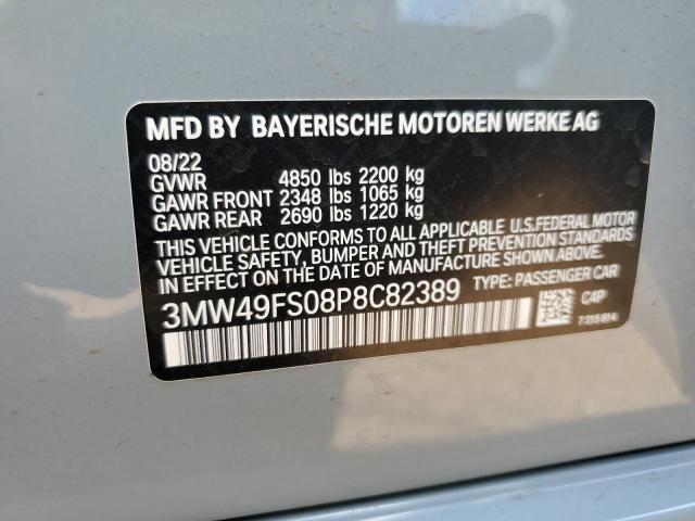 3MW49FS08P8C82389 BMW M3 40I 12