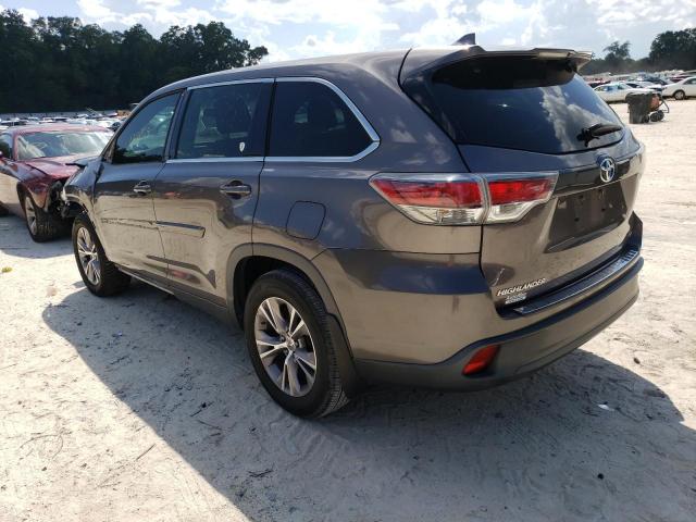 VIN 5TDZKRFHXFS111387 2015 Toyota Highlander, LE no.2