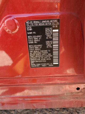 KNMAT2MVXGP676132 Nissan ROGUE S