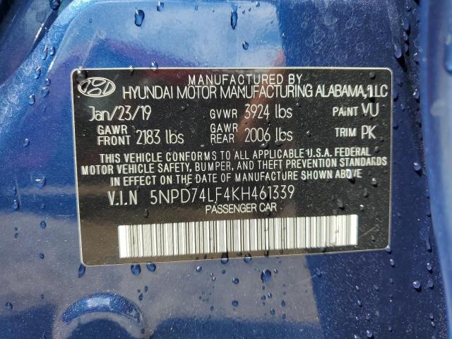 5NPD74LF4KH461339 Hyundai Elantra SE 13