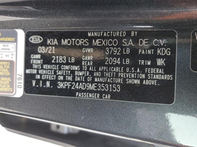 3KPF24AD9ME353153 Kia Forte FE 10