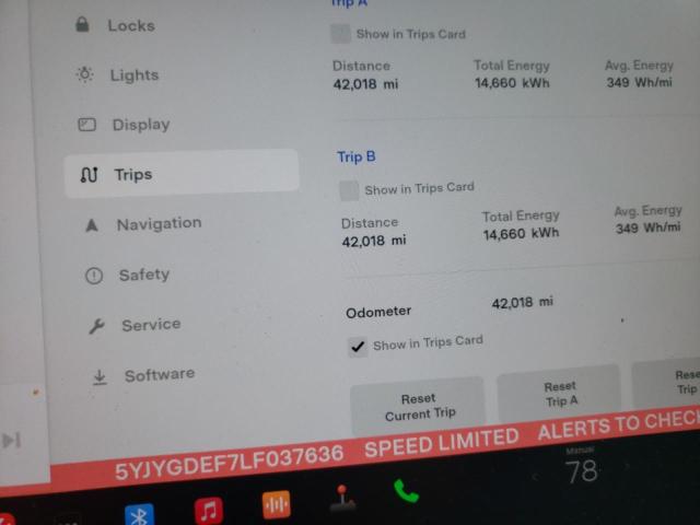 5YJYGDEF7LF037636 Tesla Model Y