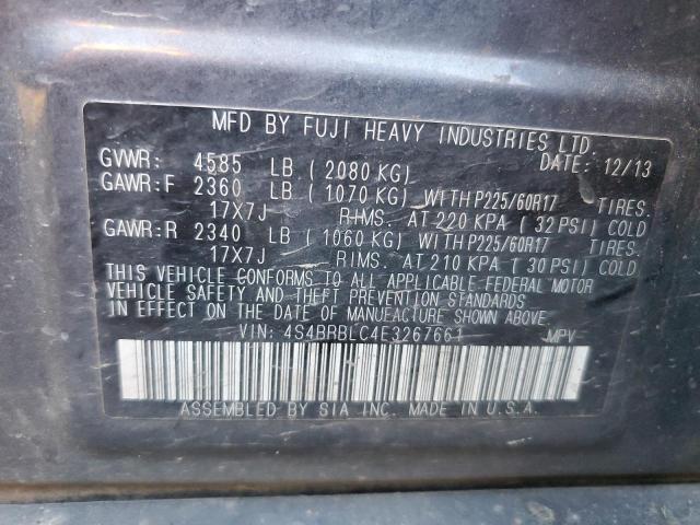 4S4BRBLC4E3267661 Subaru Outback 2.5i Limited
