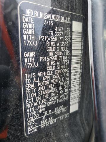 JN8AF5MV0FT560845 Nissan JUKE S