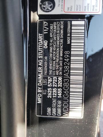 WDDUG6GB3JA382498 Mercedes-Benz S 450
