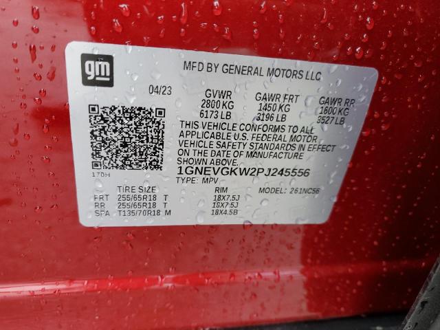 1GNEVGKW2PJ245556 Chevrolet Traverse L 14