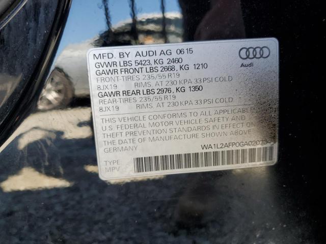 WA1L2AFP0GA020734 2016 AUDI Q5, photo no. 12