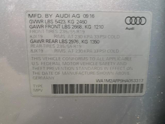 VIN WA1M2AFP9HA053317 2017 Audi Q5, Premium Plus no.13