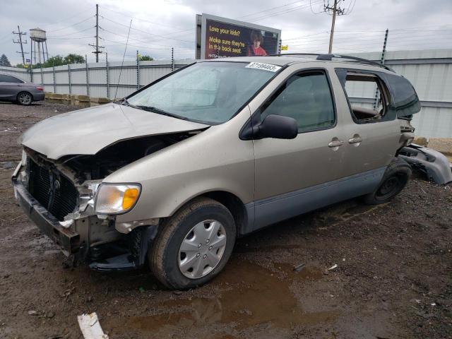 Lot #2404619294 2000 TOYOTA SIENNA LE salvage car