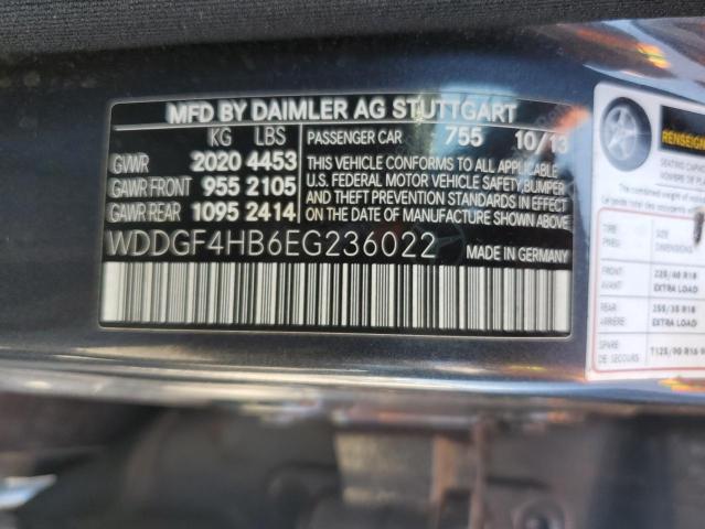 WDDGF4HB6EG236022 Mercedes-Benz C 250