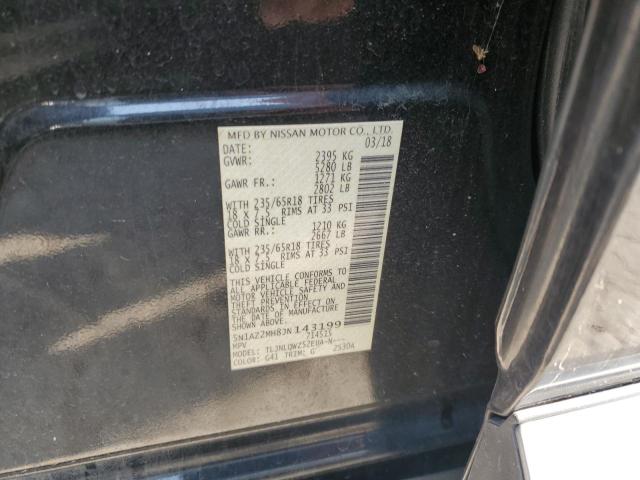 5N1AZ2MH8JN143199 Nissan MURANO S