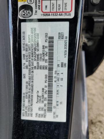 3FADP4BJ3GM206100 Ford FIESTA SE