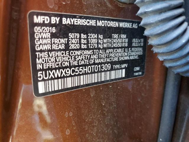 5UXWX9C55H0T01309 2017 BMW X3, photo no. 13