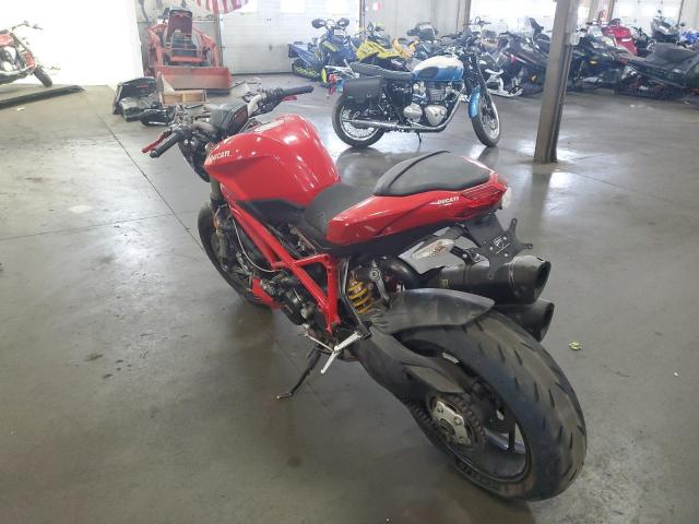 2012 DUCATI STREETFIGH ZDM11BMV4CB011244