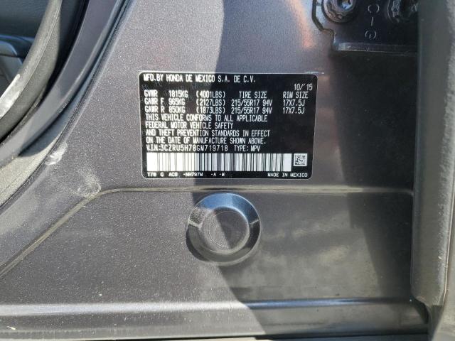 3CZRU5H78GM719718 Honda Hr-v Exl