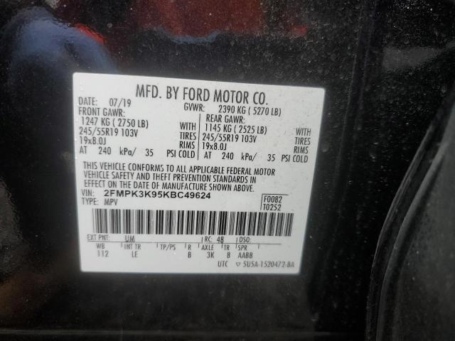 2FMPK3K95KBC49624 Ford Edge Titanium