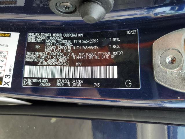 2023 LEXUS GX 460 LUX JTJGM7BXXP5345102