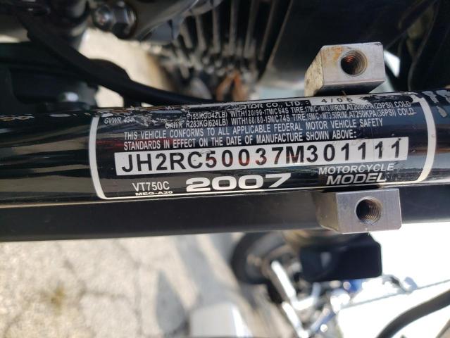 2007 HONDA VT750 JH2RC50037M301111