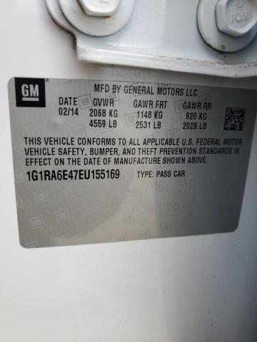 VIN 1G1RA6E47EU155169 2014 Chevrolet Volt no.12