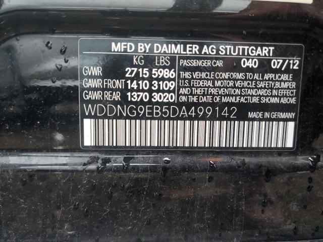 VIN WDDNG9EB5DA499142 2013 Mercedes-Benz S-Class, 5... no.12