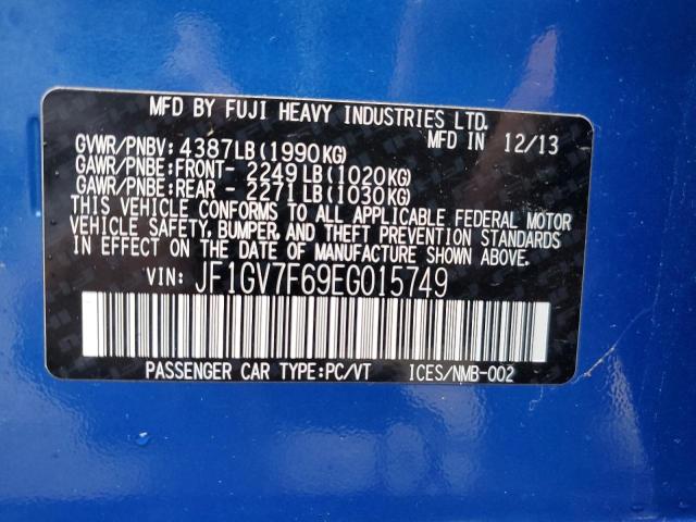 JF1GV7F69EG015749 Subaru Impreza Wrx
