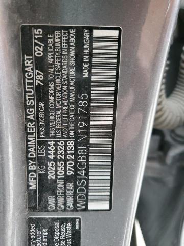 WDDSJ4GB8FN191785 Mercedes-Benz CLA 250 4MATIC