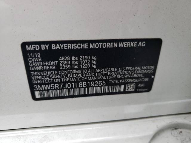 3MW5R7J01L8B19265 BMW 3 Series 330XI 10