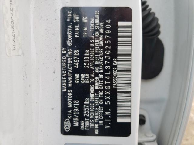 5XXGT4L37JG257904 KIA Optima Lx