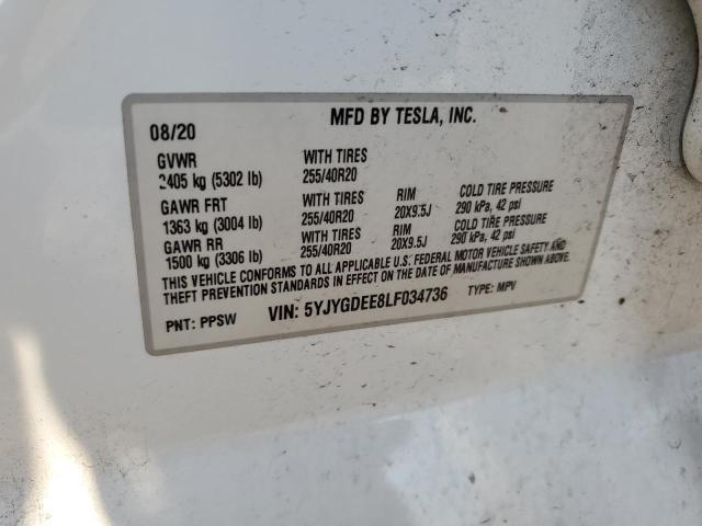 5YJYGDEE8LF034736 Tesla Model Y  10