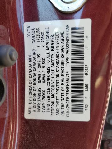 2HGFB2F54FH557714 Honda Civic Lx