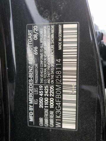 W1K3G4FB0MJ258114 Mercedes-Benz A 220 4matic