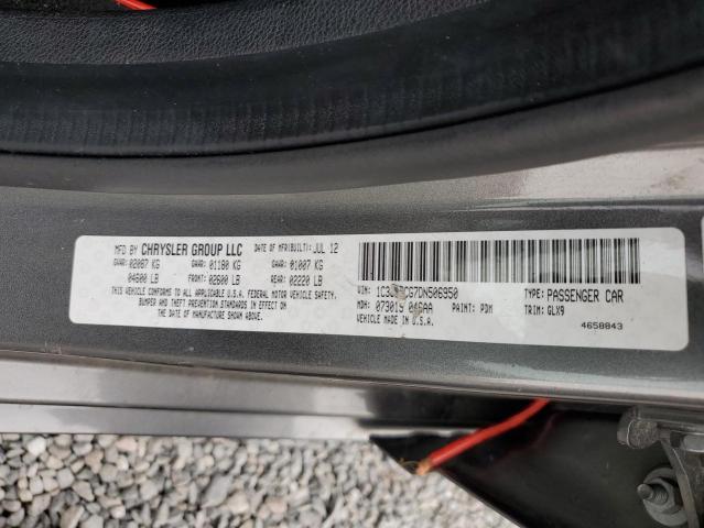 2013 Chrysler 200 Limited VIN: 1C3CCBCG7DN506950 Lot: 67755853