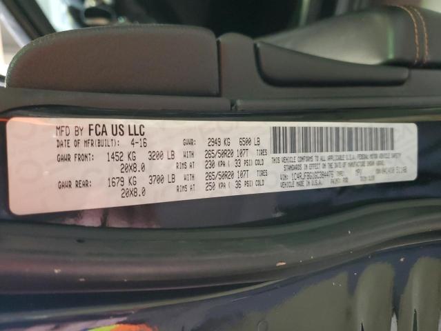 1C4RJFBG1GC384476 Jeep Grand Cherokee Limited