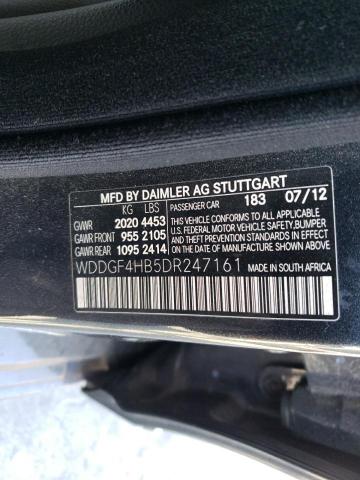 WDDGF4HB5DR247161 2013 MERCEDES-BENZ C-CLASS, photo no. 12