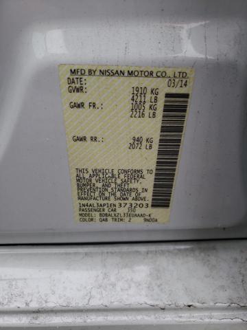 1N4AL3AP1EN373203 Nissan ALTIMA 2.5