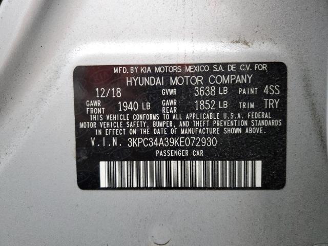 2019 HYUNDAI ACCENT LIM - 3KPC34A39KE072930