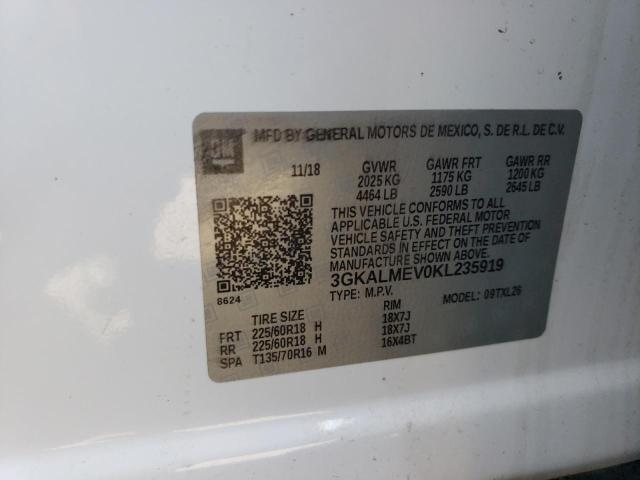 3GKALMEV0KL235919 GMC Terrain Sle