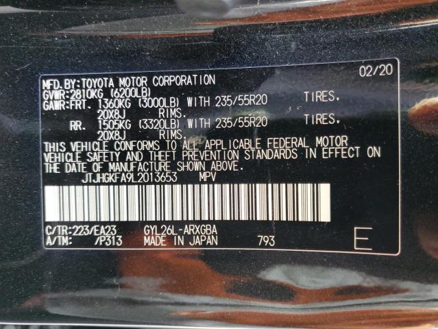 2020 LEXUS RX 450H L JTJHGKFA9L2013653