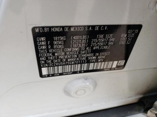 3CZRU5H75GM701113 Honda Hr-v Exl