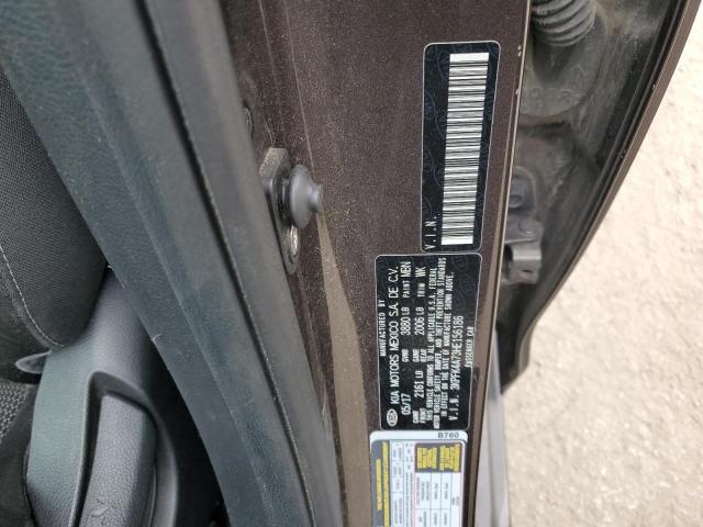 3KPFK4A73HE156186 KIA FORTE LX