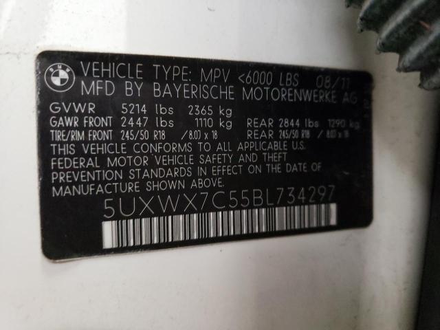 5UXWX7C55BL734297 2011 BMW X3, photo no. 14