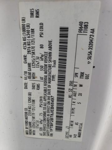 1FTBF2BT8JEB68497 Ford F250 Super Duty