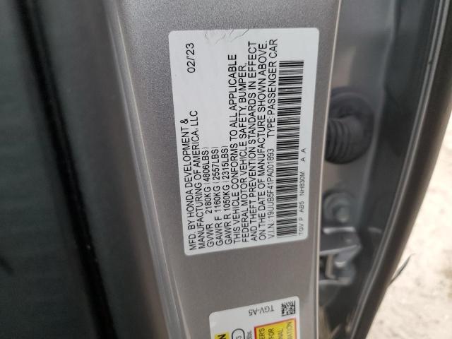 19UUB5F41PA001893 Acura TLX TECHNO 12