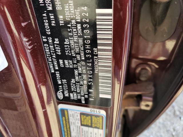 5XXGT4L39HG133224 KIA Optima Lx