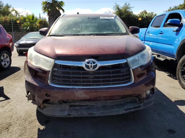 VIN 5TDKKRFH7ES035286 2014 Toyota Highlander, Xle no.5