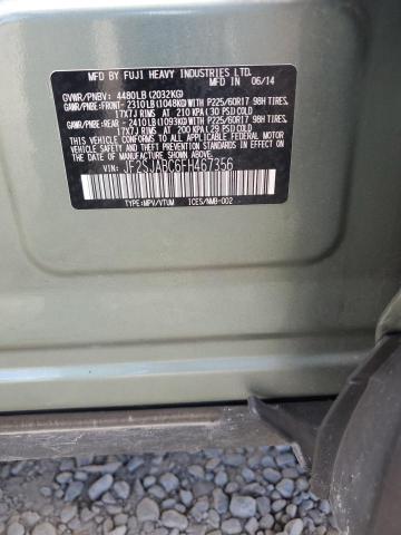 JF2SJABC6FH467356 | 2015 SUBARU FORESTER 2